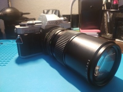 Minolta X-370 With Toyo 80-200mm Lens | Tested Working