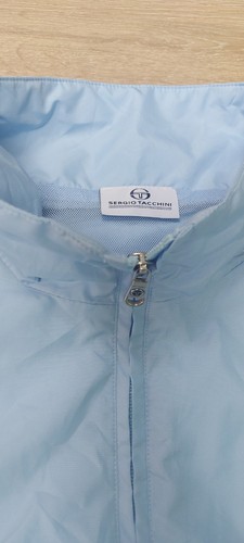 Giacca a vento Sergio Tacchini blu navy chiaro taglia large - Foto 4 di 9