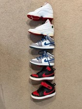 Lot 3 Air Jordan Nike Boys Shoes 4.5Y 5Y Jordan 13 Jordan 1 Youth Sneakers