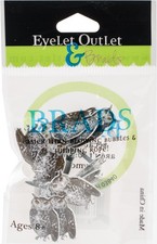 Eyelet Outlet Shape Brads 12/Pkg Sketched Owls