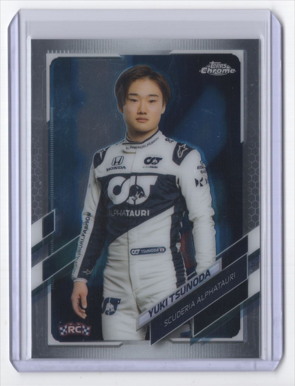 2021 Topps Chrome Formula 1 Yuki Tsunoda Rookie Scuderia AlphaTauri #14