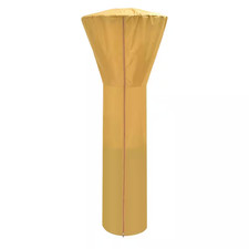 89 In. X 35 In. X 19 In. Yellow Patio Heater Cover Waterproof W/Zipper and Stora