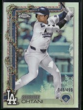 Shohei Ohtani 2025 Topps Holiday #HC200 Chrome #/499 Los Angeles Dodgers