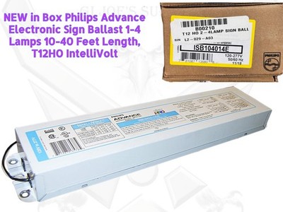 Philips Advance ISB-1040-14E 348 Watt 1-4 Lamps Ballast Lighting Intellivolt WH1