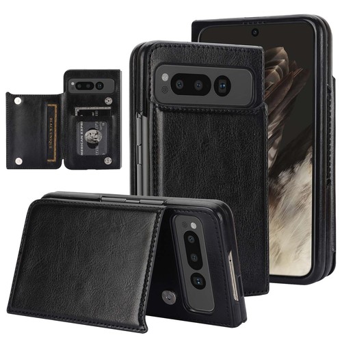 For Google Pixel 9 Pro XL 8A Pro Pixel Fold Leather Wallet Phone Case Cover New - Picture 3 of 11