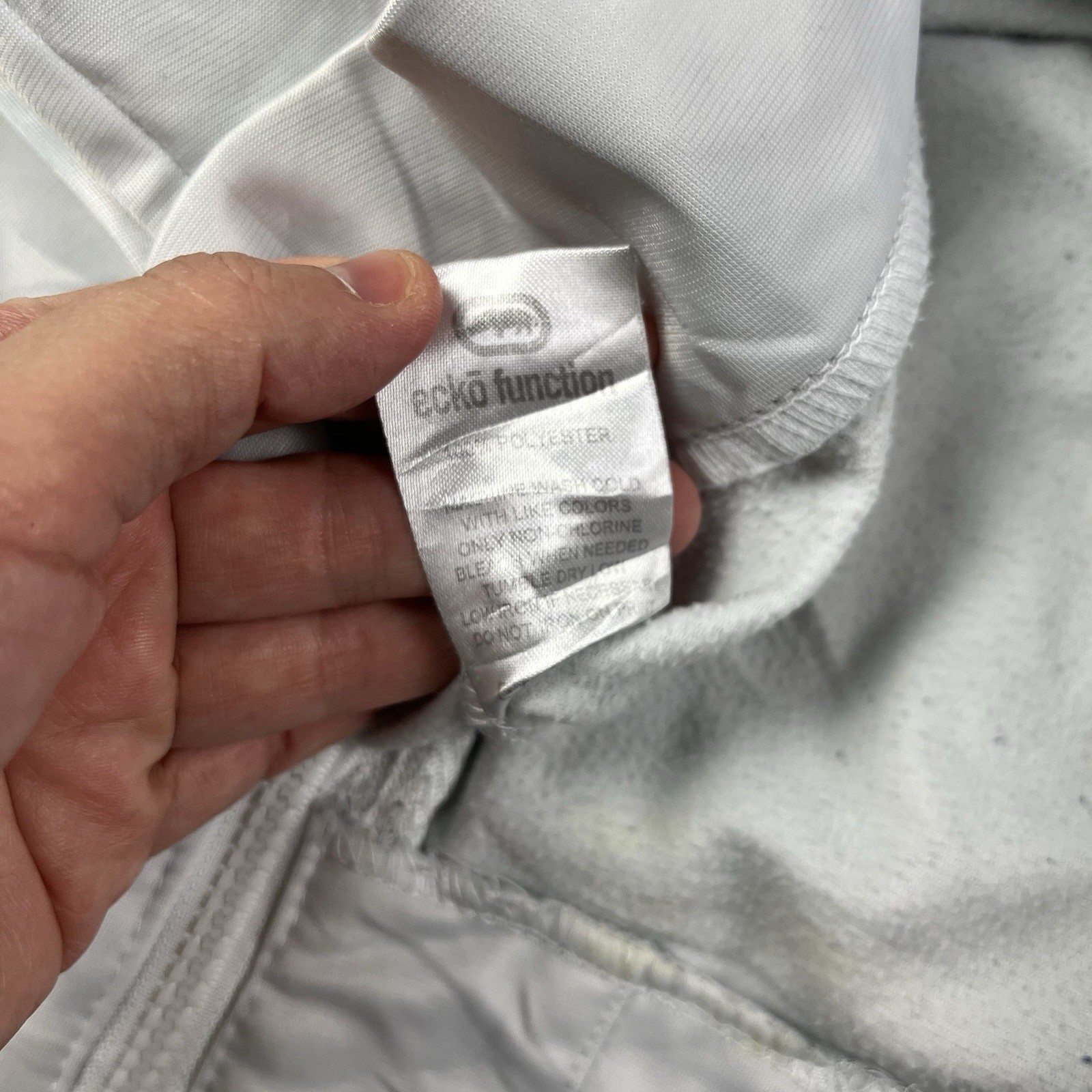 Ecko Function White Full Zip Track Jacket Y2K Str… - image 10