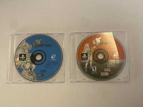 Valkyrie Profile (PlayStation 1 PS1) Discs Only Disc 1 And Disc 2 Tested Works!