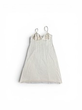 Vintage Vanity Fair Champagne Beige Nylon Full Lingerie Slip Nightgown Size 40