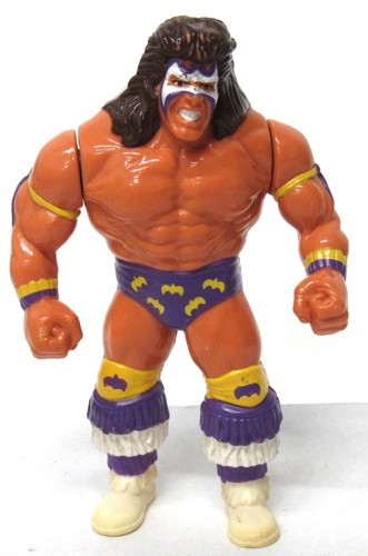 Hasbro WWE WWF The Ultimate Warrior Series 3 Purpl...