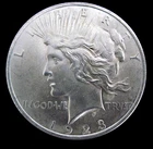 1923 Peace Dollar 90% Silver $1 US Coin
