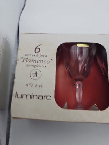 Luminarc 6" Flamenco Steam Glasses - Picture 3 of 4