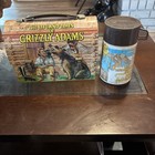 Vintage 1977 The Life and Times of Grizzly Adams Lunch Box w/ Matching Thermos — photo 1