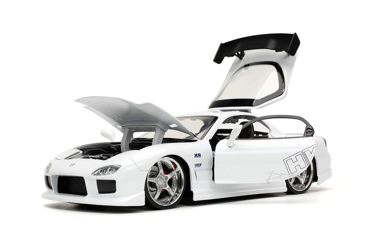 レア 1/24 Jada マツダ RX-7 FD mazda Jada Toys Fast & Furious Mazda RX-7 1:24 Diecast Model Car