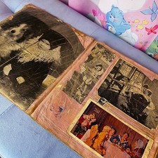 Antique Ephemera Scrapbook Junk Journal - Vintage Photo Clippings Mixed Media