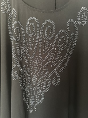 Sparkly Black Women’s Top - Size 30-32 - Picture 2 of 7