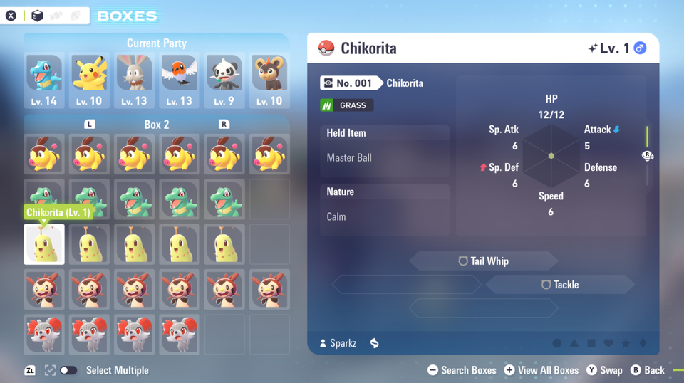 Pokémon Legends Z-A Shiny 6IV Starter Bundle – Tepig, Totodile, Chikorita (Nintendo Switch)