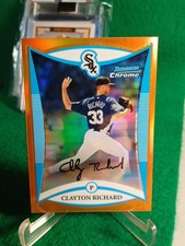Clayton Richard  2008 Bowman Draft Chrome Orange Refractor #2/25