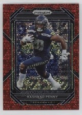 2022 Panini Prizm No Huddle Red Prizm 27/50 Rashaad Penny #255 19ed