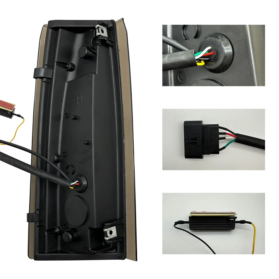 Luces traseras LED Escalade para Chevy Silverado Tahoe GMC C/K Sierra 1500 1988-1998 Foto 3 de 4