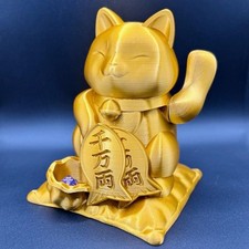Lucky Cat Dice Tower - D20 Dice
