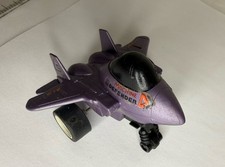 Mini F-15 Jet Push & Go Machine Defender vintage