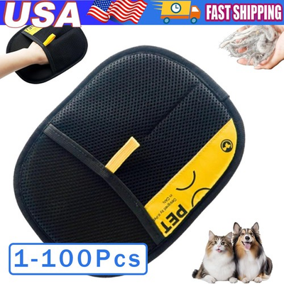 #ad Glove Cat Grooming Gloves Cat Hair Remover 2025 New Pet Dog Hair Remover Lot $233.96