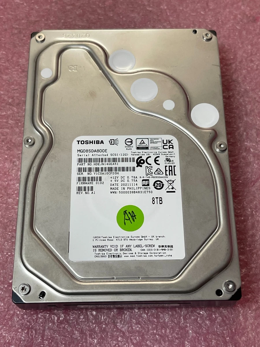 Preços baixos em Unidades de disco rígido interno Toshiba 8 TB de