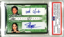 2023 Leaf Pop Century SALMA HAYEK  KIT HARINGTON Signed Card PSA/DNA Slabbed 5/5