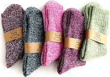 Womens Winter Thermal Warm Socks Heavy Duty Boots Pairs Thick Cotton Work Heated