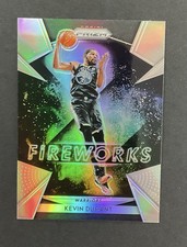 2018-19 Panini Prizm - Fireworks Kevin Durant #13 Silver Prizm Warriors