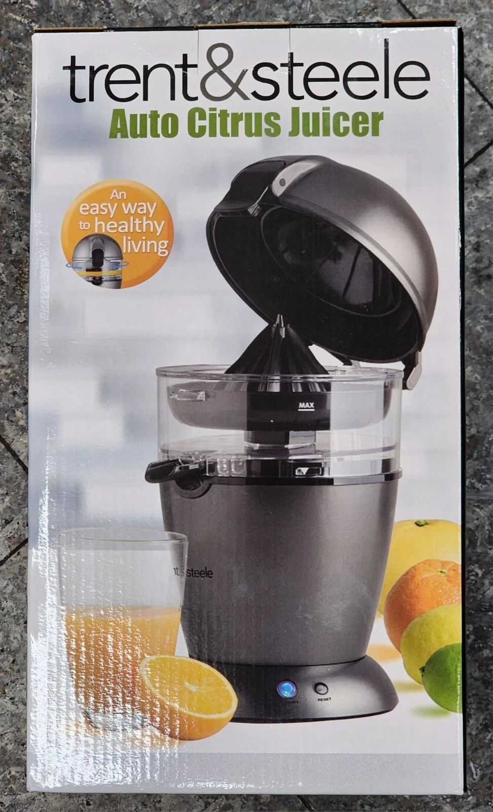 NEW TRENT & STEELE AUTO CITRUS JUICER MOD. TS11. 400ML