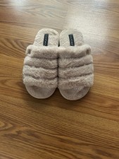 Bebe Fluffy Slippers Light Pink Size 8 Women  s
