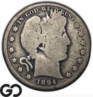 1894 Barber Half Dollar