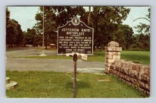 Fairview KY-Kentucky Jefferson Davis Marker Birthplace Vintage Postcard Souvenir