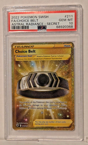Choice Belt graded PSA 10 for sale on eBay