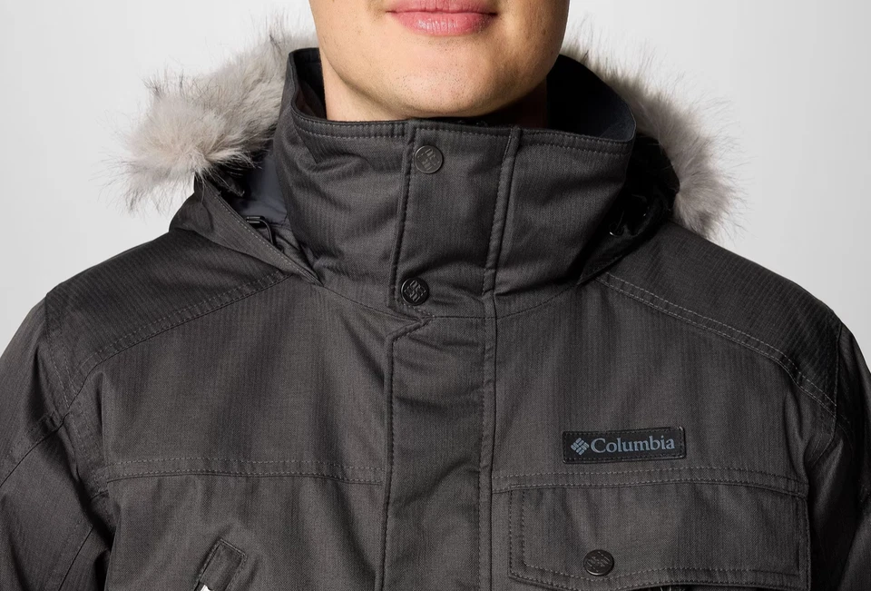 Men's COLUMBIA Barlow Pass TurboDown II Jacket Omni-Heat Insulated Winter Jacket - Image 4 of 4