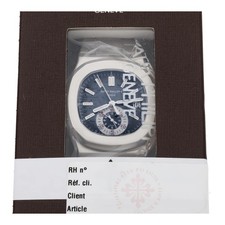 Patek Philippe Nautilus Chronograph Steel Auto 40mm Bracelet Watch 5980/1A-001