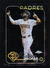 2024 Topps Chrome Update Sapphire Edition Black 2/10 Jurickson Profar 16wc