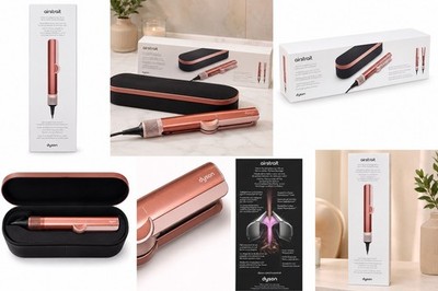 Dyson Airstrait  HT01 Straightener Hair Dryer - Strawberry Bronze/Blush Pink