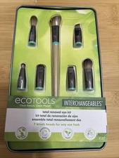 Ecotools Interchangeables Total Renewal Eye Kit 7 Count Brush Heads Vegan