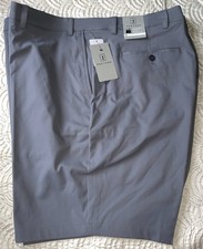 NWT Mens PGA Tour Active Gripper Waistband Gray Golf Shorts Size 50
