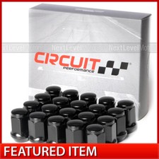 Circuit Black Bulge Acorn Hex Lug Nut 716-20 Fits Chevrolet Buick Pontiac Gto Circuit Black Bulge Acorn Hex Lug Nut 716-20 Fits Chevrolet Buick Pontiac Gto