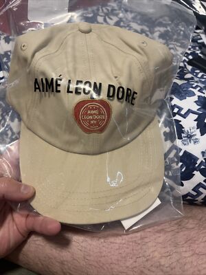 Aime Leon Dore Apple Energy Hat Khaki 6057787 Brand New In