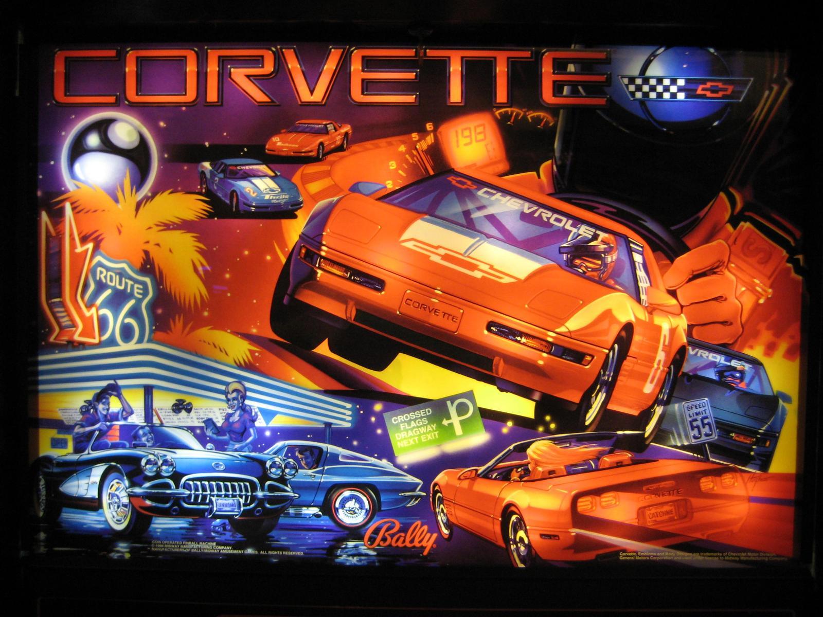 Update pinball flipper mise à jour Corvette Bally pièce détachée électronique