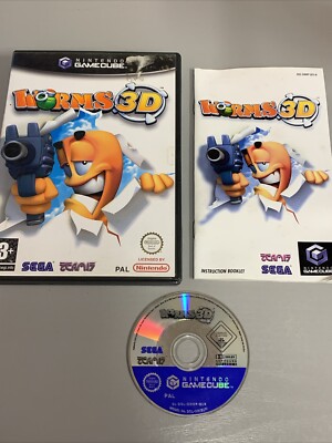 Worms 3D (Nintendo GameCube, 2003) - Gc - Pal - komplett mit Handbuch 