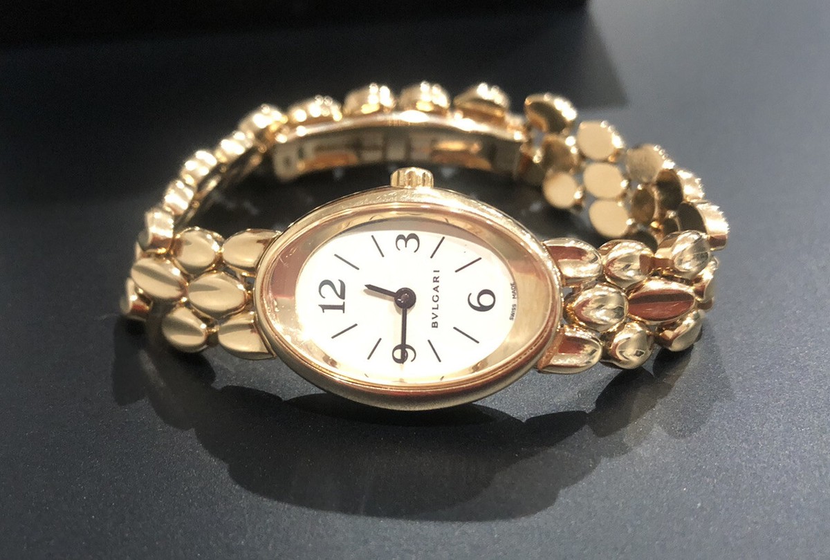 Bvlgari Lady's Oval Watch 18k Yellow Gold | eBay Bvlgari Lady's Oval Watch 18k Yellow Gold | eBay