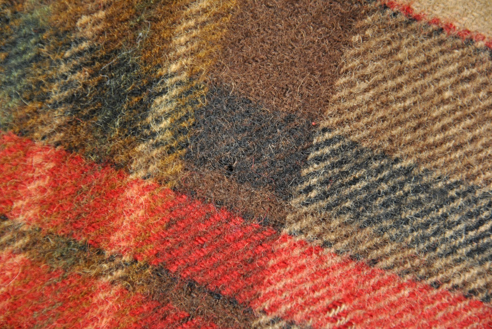 VTG Pendleton Wool Coat Jacket Brown Plaid Shearl… - image 7