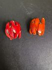 2 Girls Tagua Nut Elastic Bracelets small
