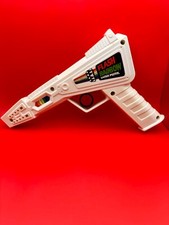 VINTAGE FLASH RAINBOW LASER PISTOL SPACE TOY GUN - WITH BOX