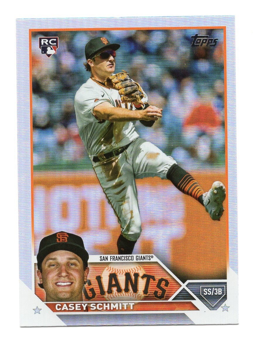 2023 Topps Update Rainbow Foil #US133 Casey Schmitt RC